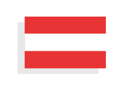 Austria Fahne von Österreich